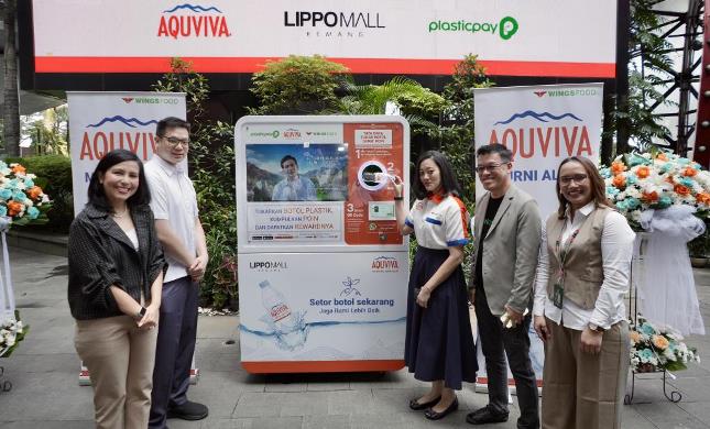 AQUVIVA dan Plasticpay Hadirkan Mesin Penukaran Botol Plastik Pertama di Lippo Mall Kemang, Dorong Daur Ulang yang Lebih Dekat dan Mudah