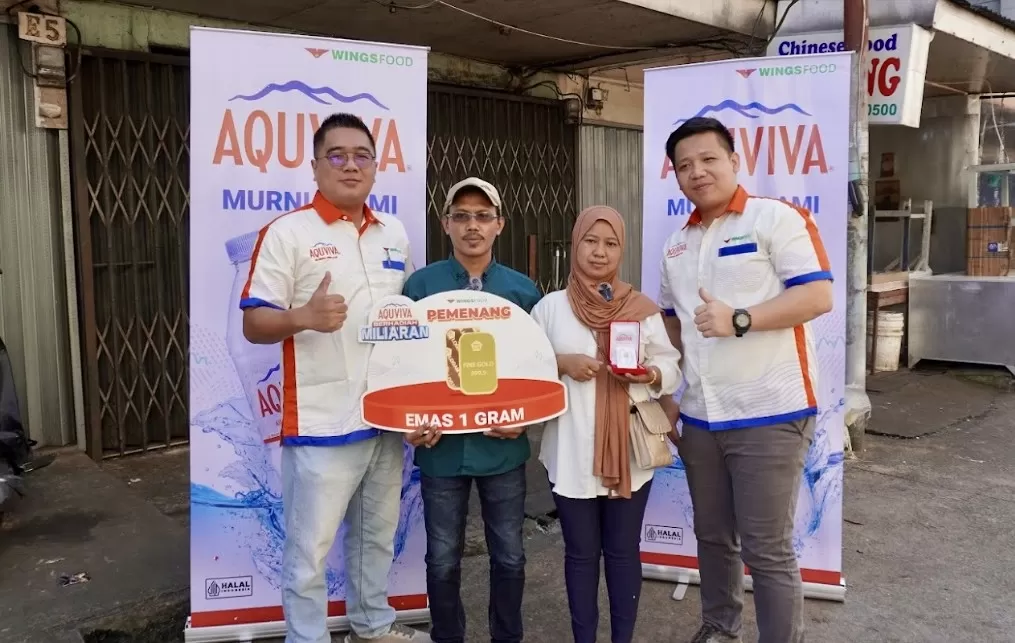 Kejutan Tutup Botol AQUVIVA Berhadiah Miliaran: Konsumen di Pontianak Bawa Pulang Emas